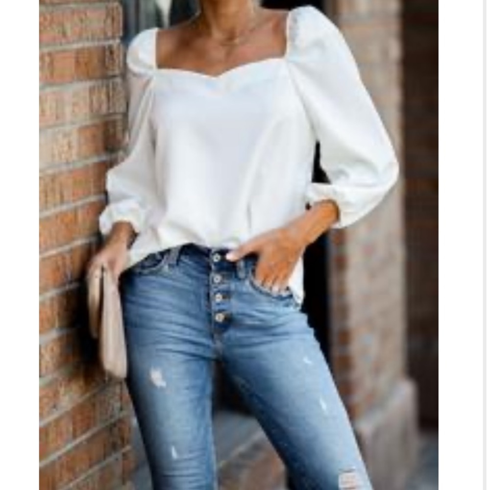 Jules puff sleeve blouse
